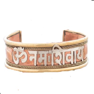 Buy RUDRADIVINE Copper Brass Om Namah Shivaya Healing Ashtadhatu Bracelet  Kada for Men Gold Copper Online at desertcartINDIA